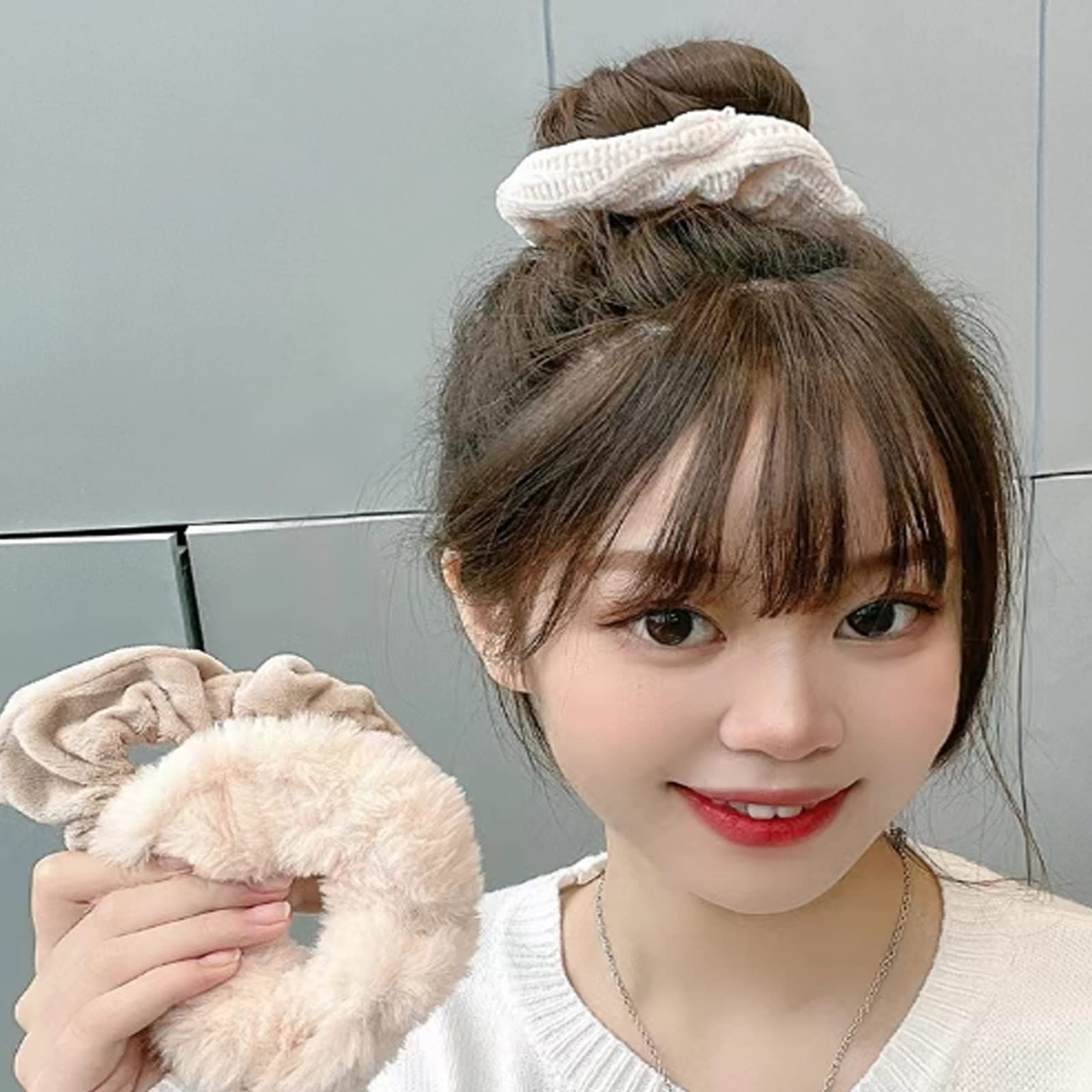 髪飾り ヘアゴム (7個セット) シュシュ ヘアーバンド 大人っぽい の 