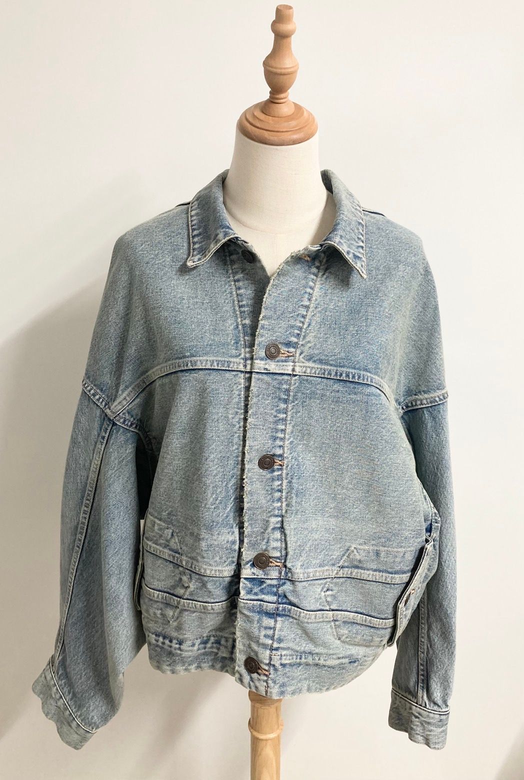 BALENCIAGA バレンシアガ アップサイドダウンジャケット デニムジャケット 34