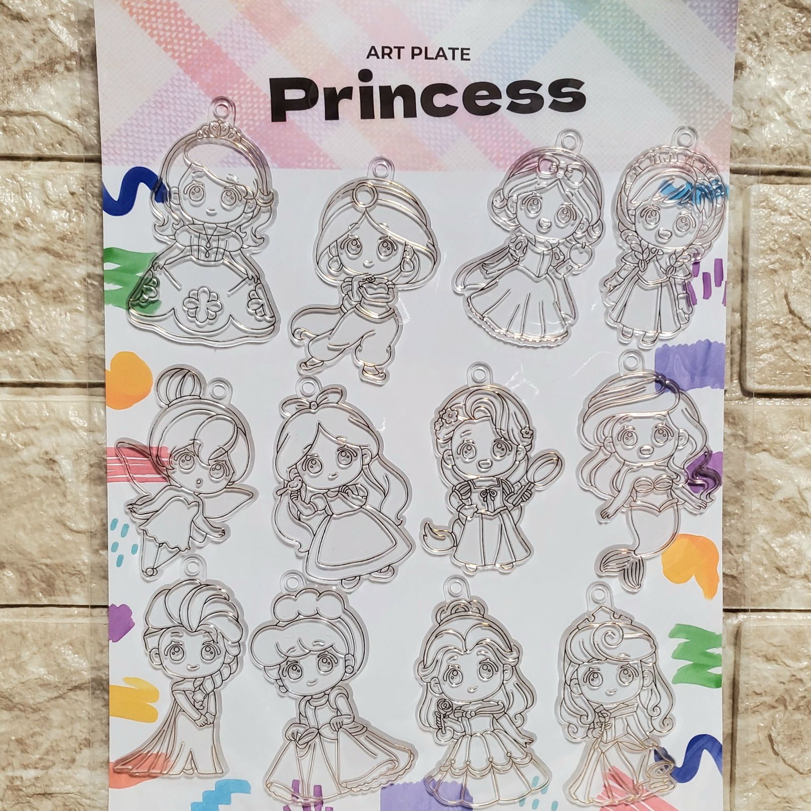 アートプレート サンキャッチャー プレート : アートプレート 全7種類 ガラス絵具 サンキャッチャー