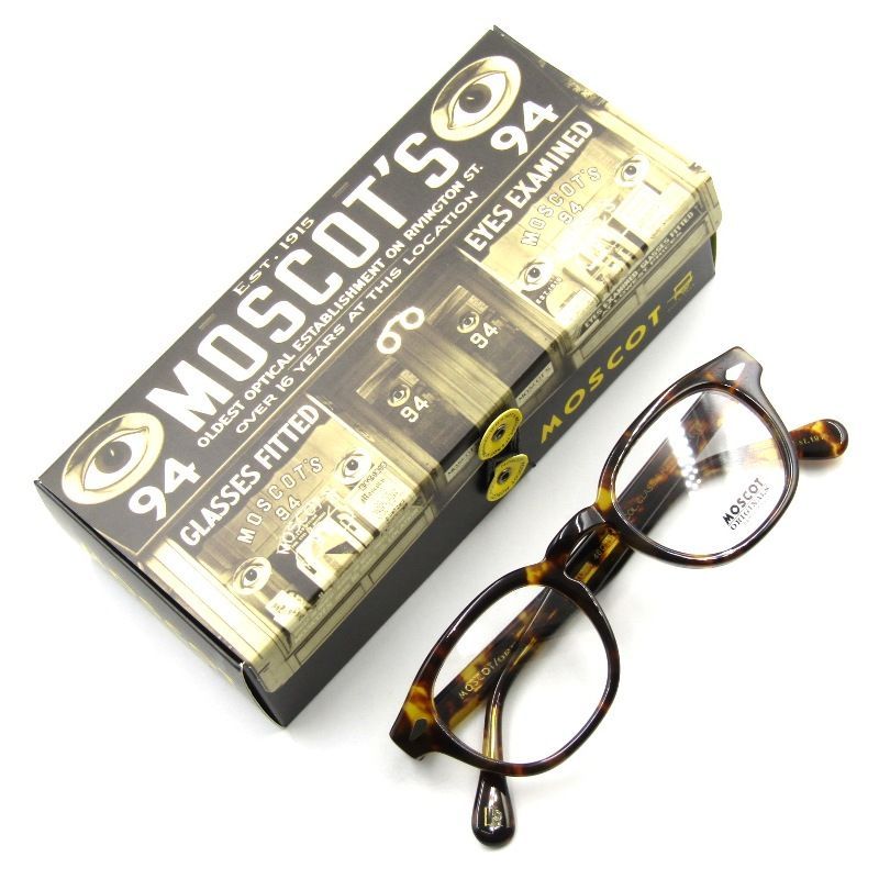 MOSCOT モスコット メガネフレーム LEMTOSH 46 中国製 レムトッシュ ボスリントン CLASSIC HAVANA65007585