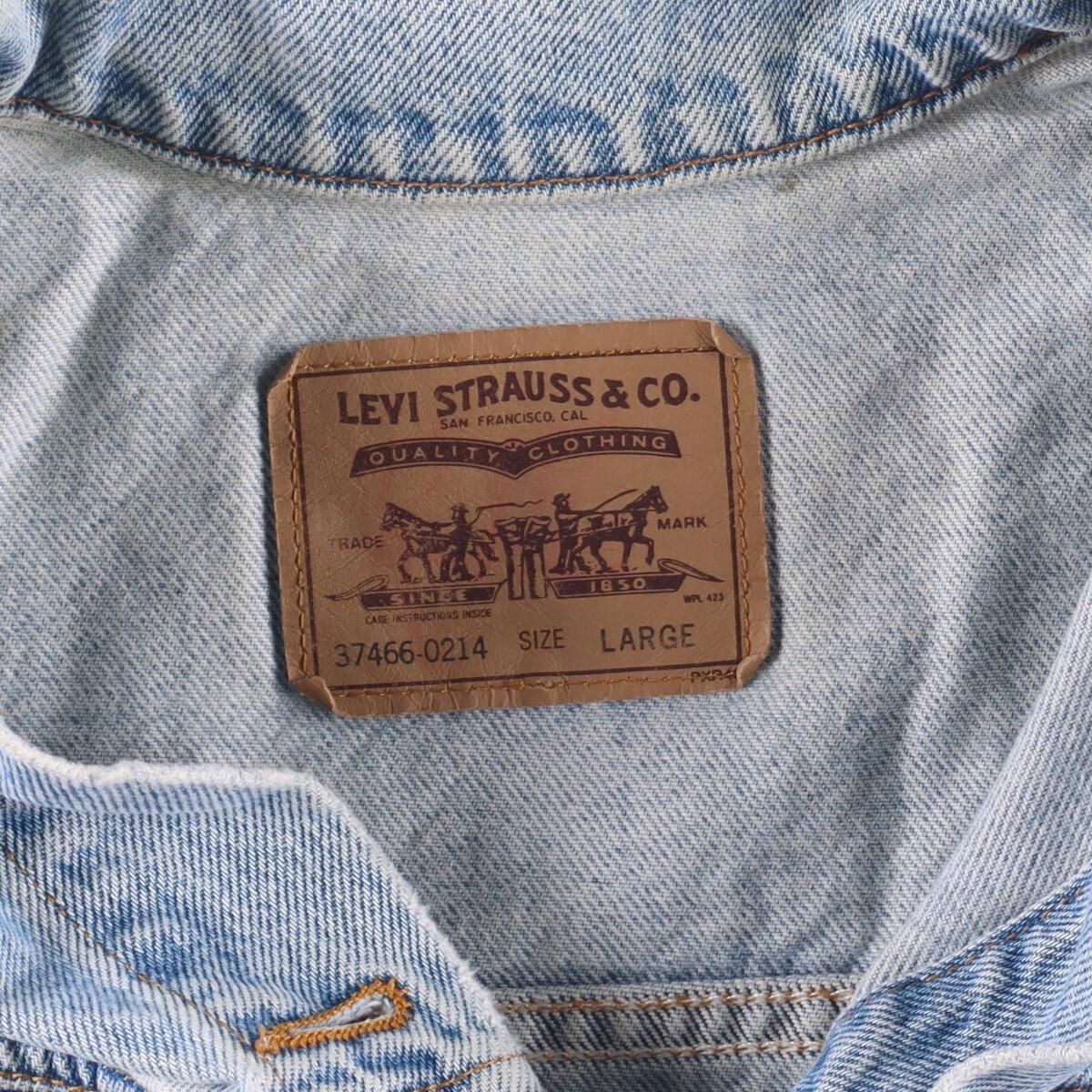 Levi's/リーバイス　37466-0214 デニムジャケット Gジャン 古着 90年代 リーバイス Levi's 37466-0214 デニムジャケット G