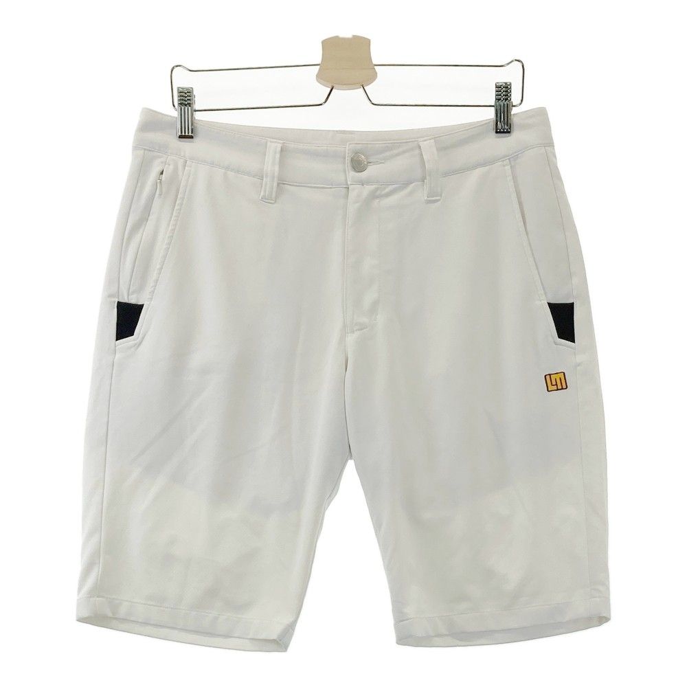 ラウドマウス ゴルフ ショート ハーフ パンツ ホワイト 総柄 サイズ100 ラウドマウス] ゴルフウェア ショートパンツ メンズ 柄ショートパンツ