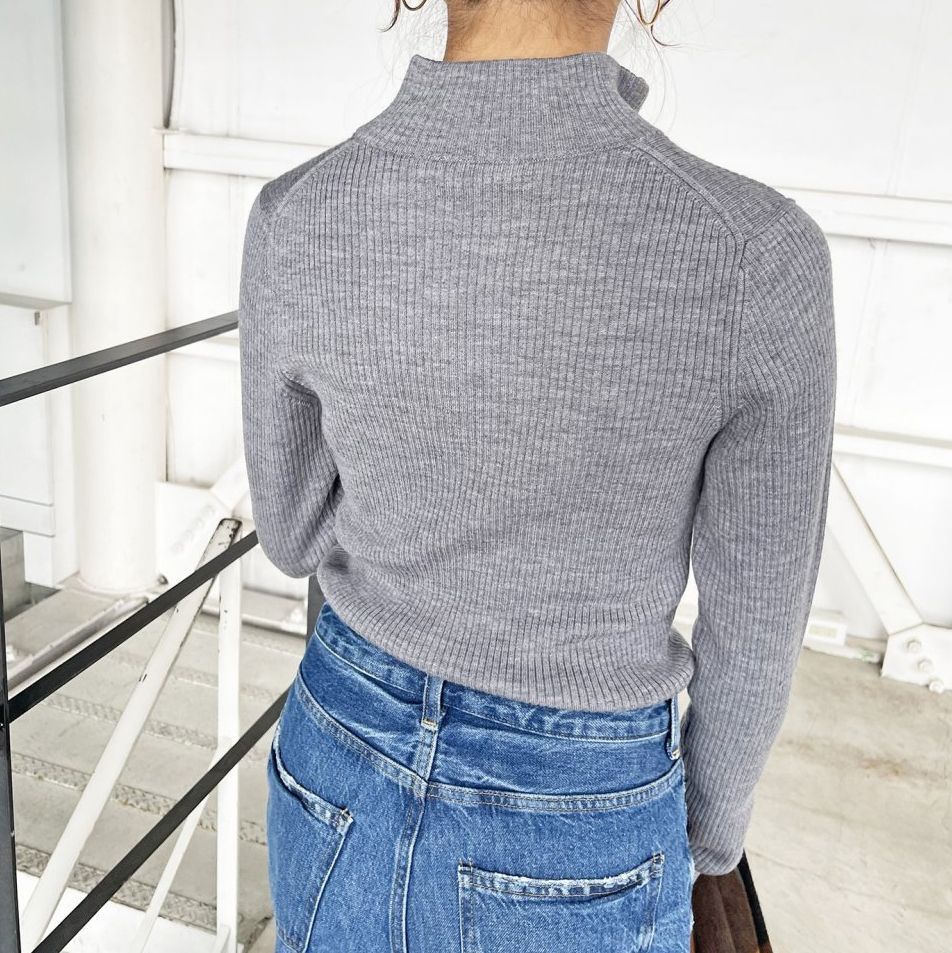 Spick & Span (スピックアンドスパン) ジップアップリブ
