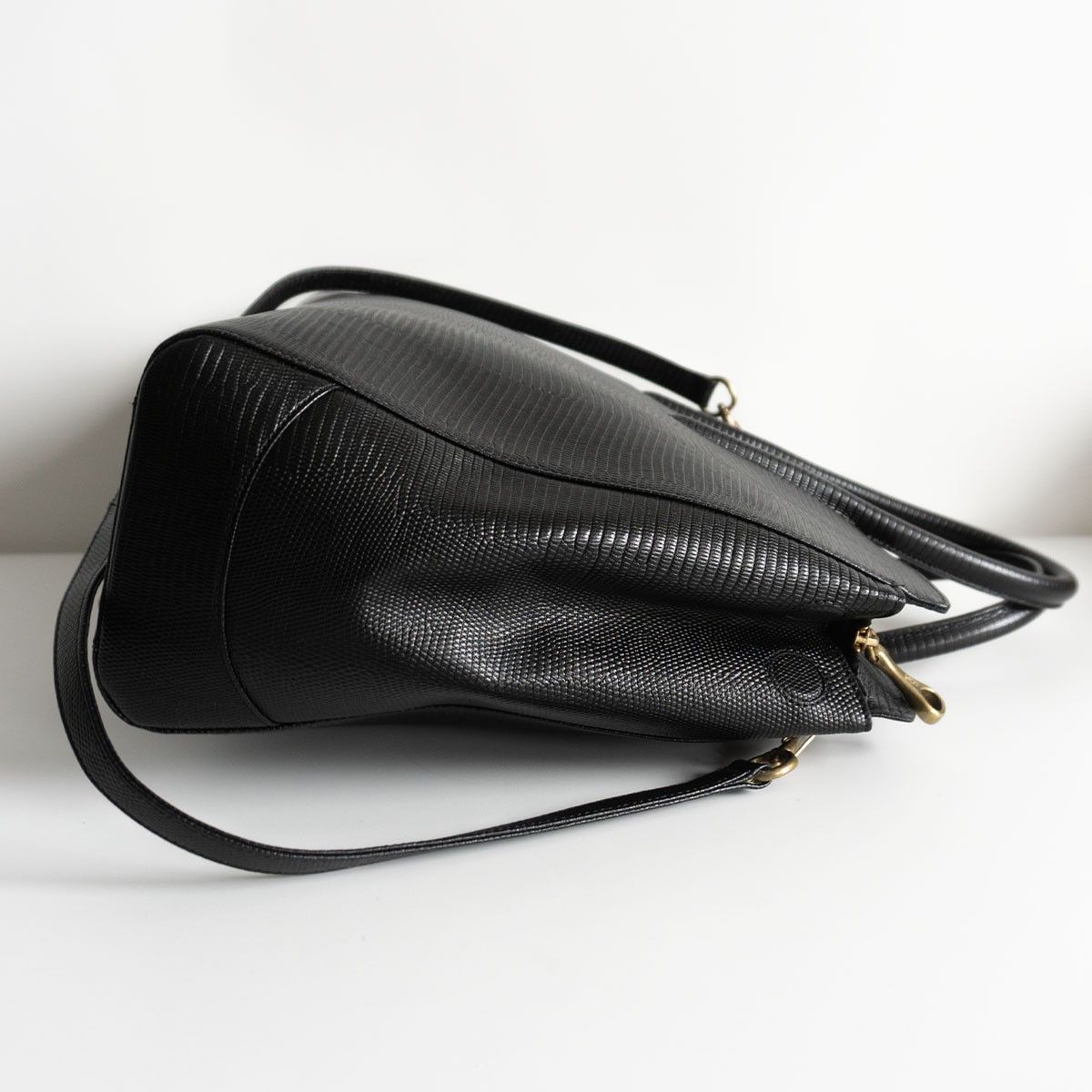 美品】 TOFF&LOADSTONE 【ジョリーリザード 2way バッグ】ブラック  