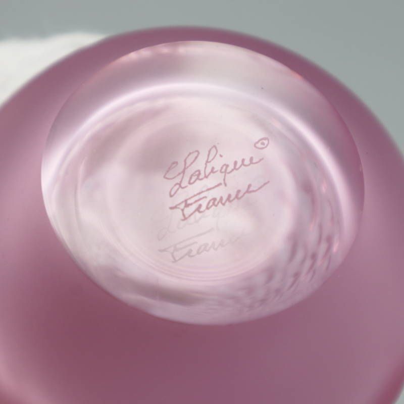 LALIQUE ラリック 香水瓶 PERLES ペルル ピンク S07-t019 LALIQUE ラリック 香水瓶 PERLES ペルル ピンク S07-t019 - メルカリ