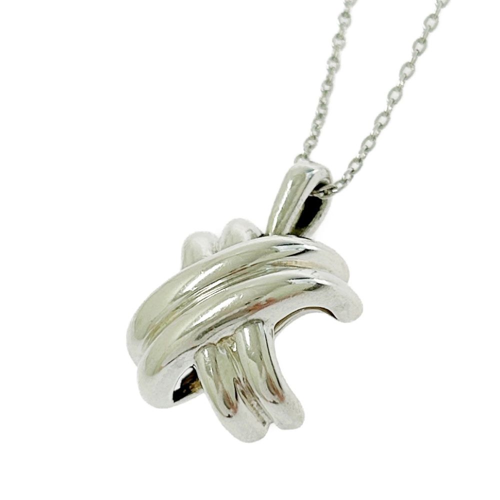 中古】TIFFANY&Co. ティファニー シルバー シグネチャー クロス