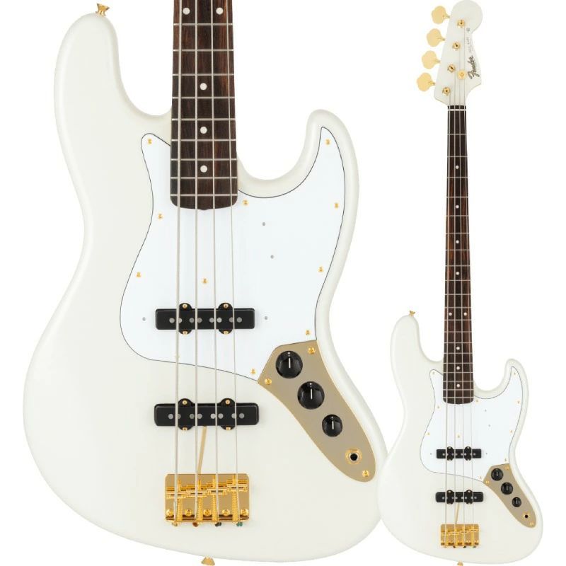 Fender Made in Japan Traditional 2025 Collection 60s Jazz Bass Rosewood Fingerboard White Pearl フェンダージャズベース