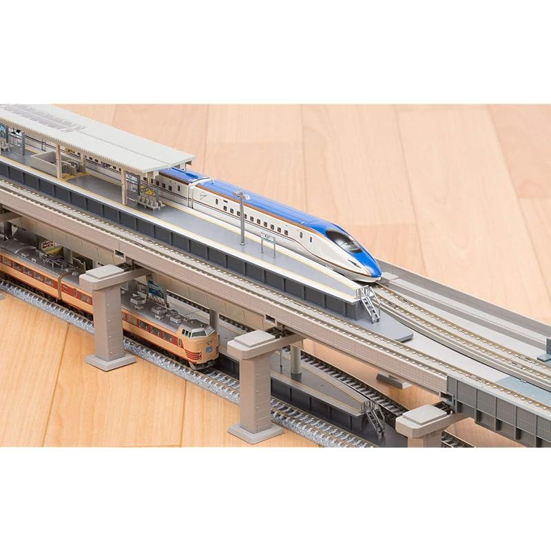 TOMIX Nゲージ 高架複線階層駅セット レールパターンHB-B 91043 鉄道模型用品 - メルカリ