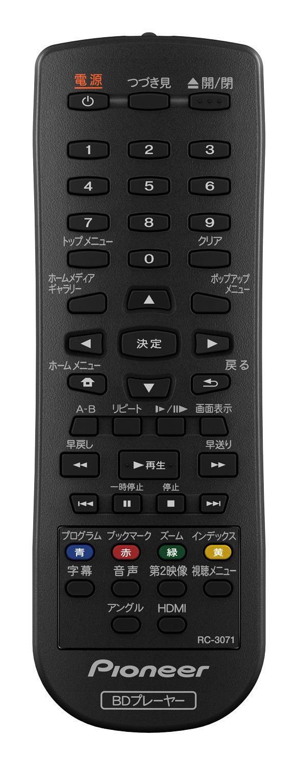 Pioneer ブルーレイディスクプレーヤー ブラック BDP-3110-K