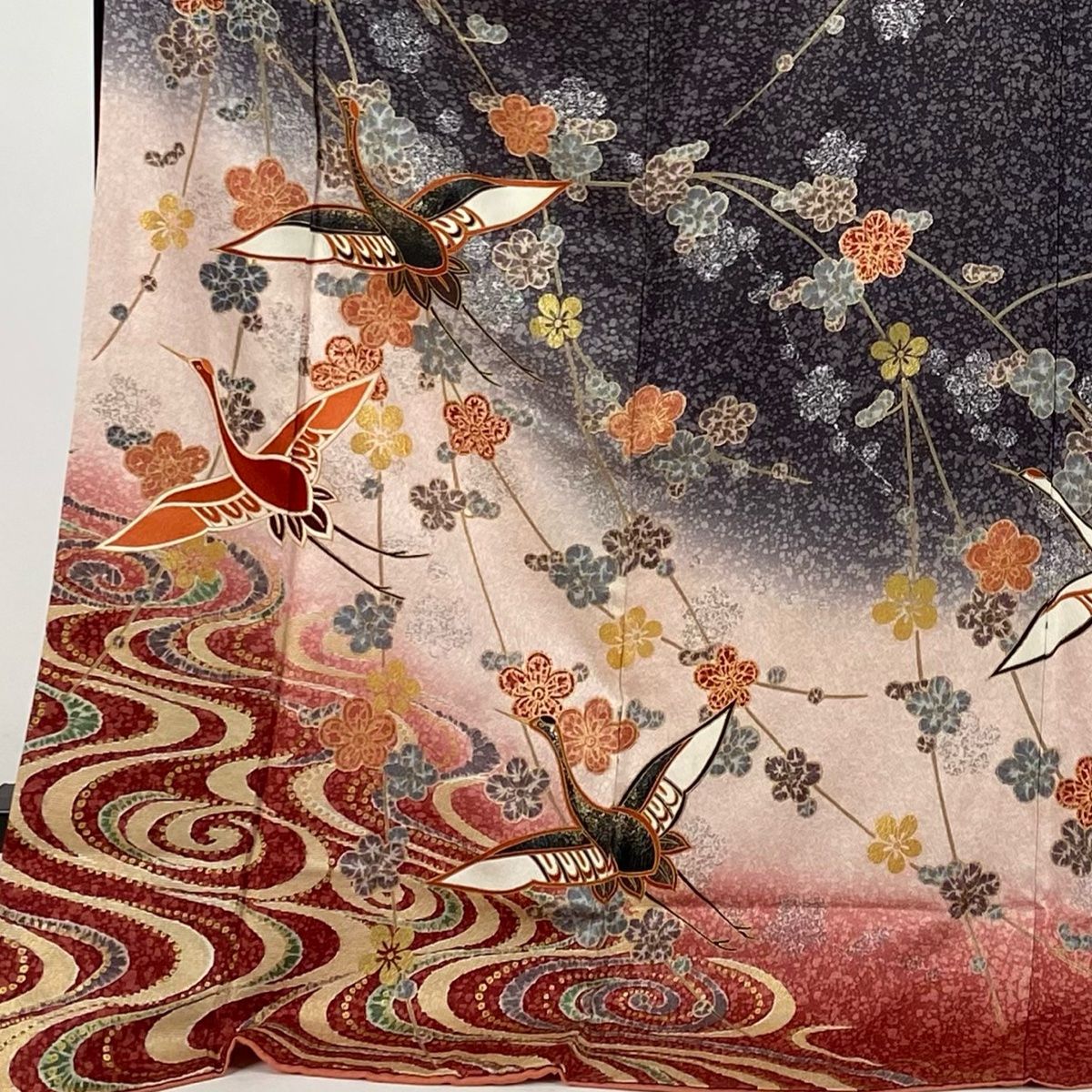 訪問着 身丈167cm 裄丈68cm 正絹 名品 【中古】（訪問着 身丈167cm 裄  