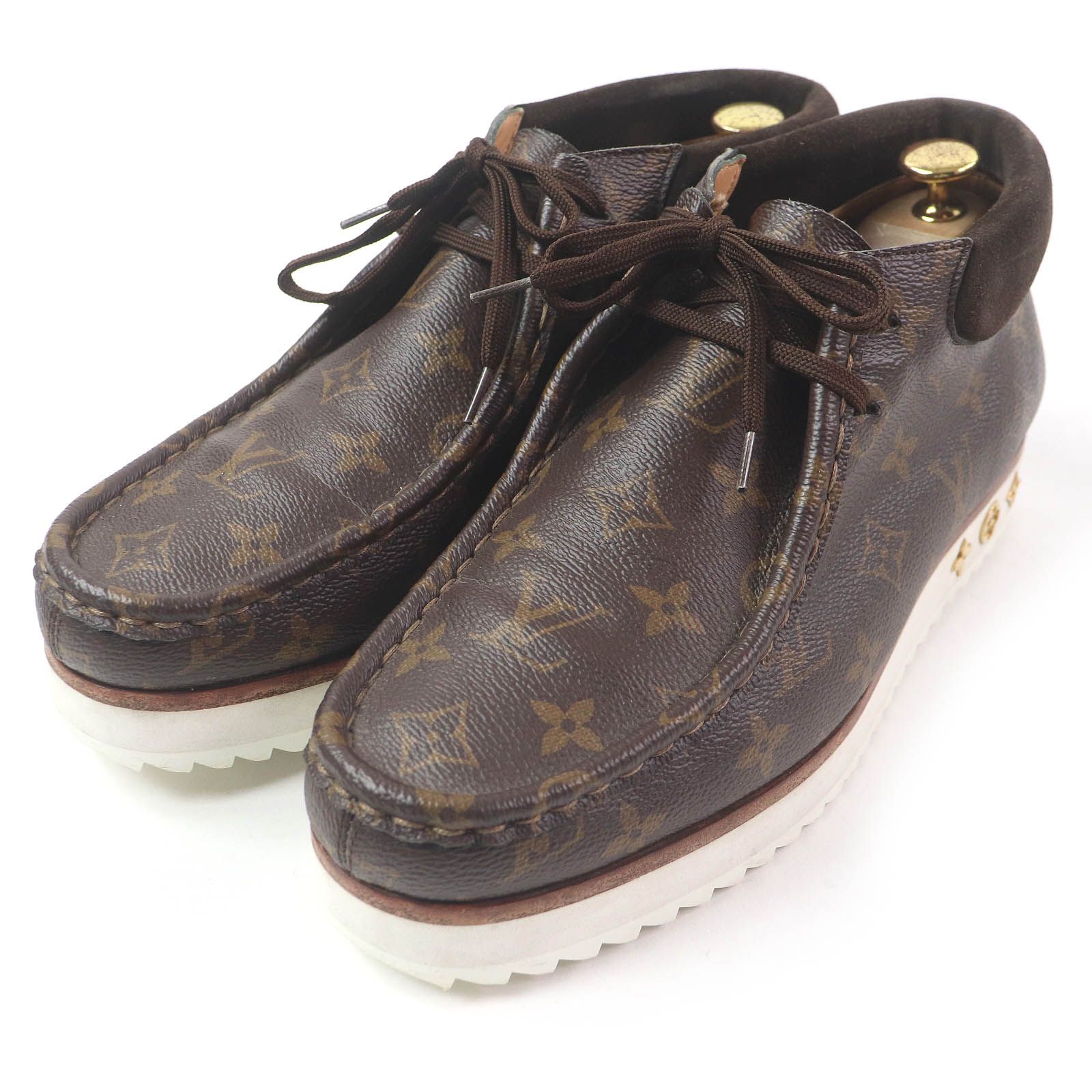 未使用】LOUIS VUITTON×NIGO／LVモッズ・ラインアンクルブーツ