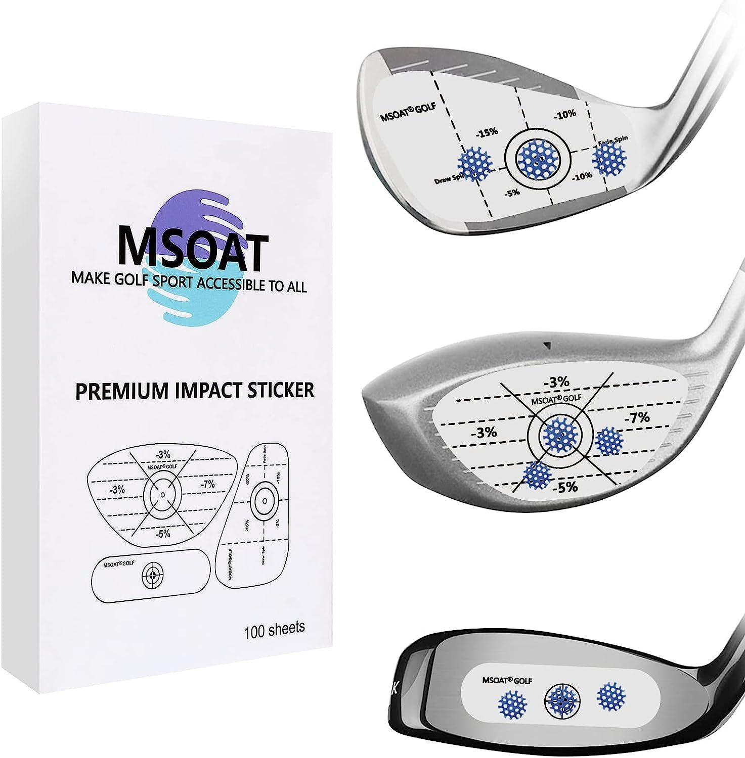 新品 MSOAT ゴルフ ショット マーカー インパクトマー 改善 打撃記録のために ゴルフ練習用品 ショットセンサー 2489 Flat  Baby メルカリ
