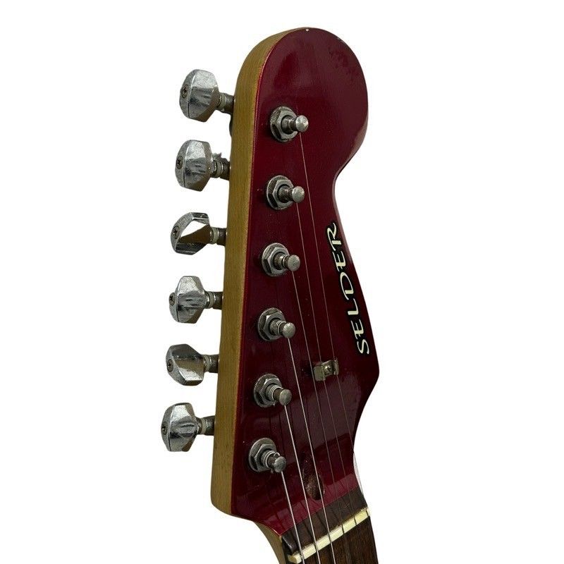 SELDER エレキギター　レッド　稼働品 SELDER セルダー エレキギター レッド ストラトタイプ 本体のみ