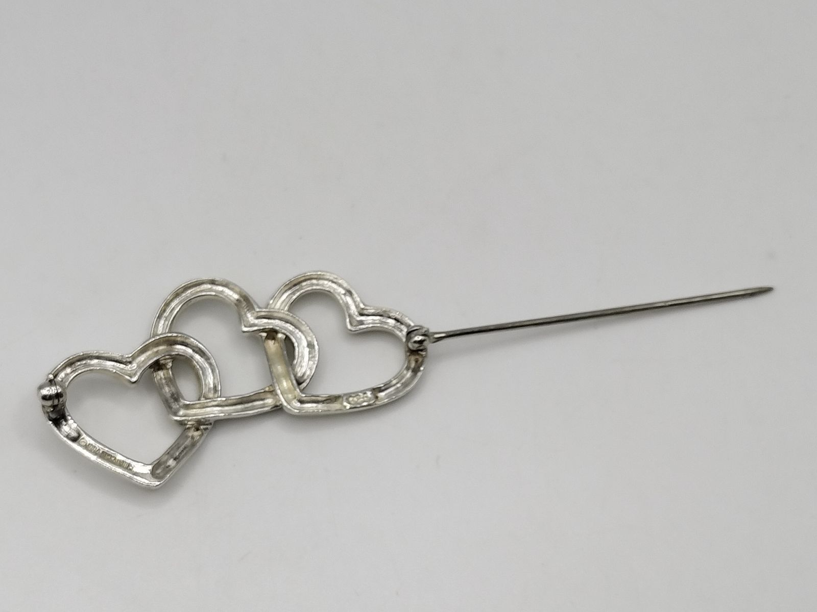 TIFFANY&Co. ティファニー ブローチ トリプルハート 1984