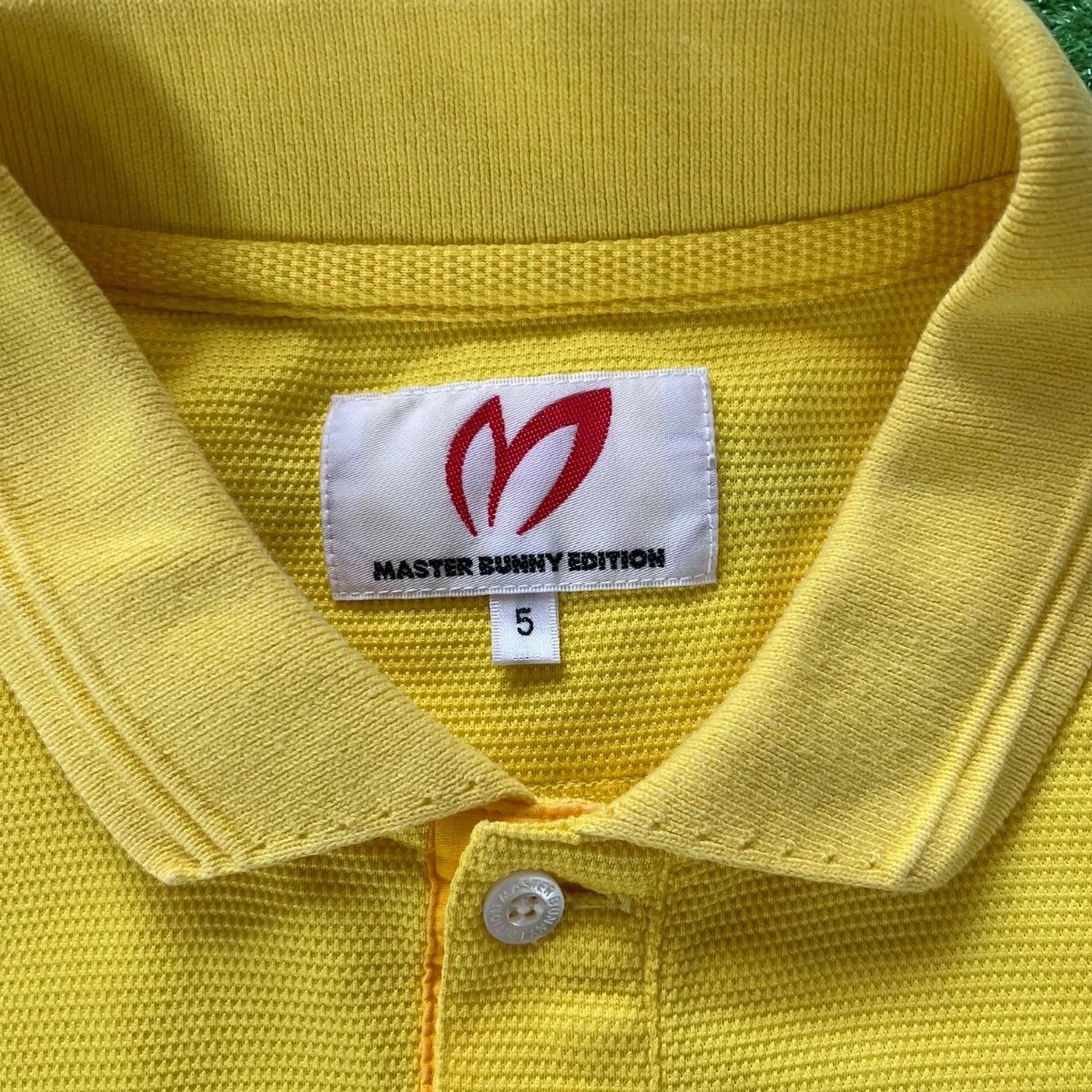 MBE マスターバニー ゴルフ ポロシャツ 日本製 レモンイエロー サイズ0 MBE マスターバニー ゴルフ ポロシャツ 日本製 レモンイエロー サイズ0