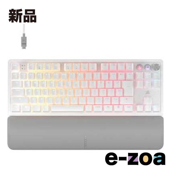 CORSAIR コルセア K70 PRO TKL ホワイト ゲーミングキーボード CH-911921G-JP 2648125