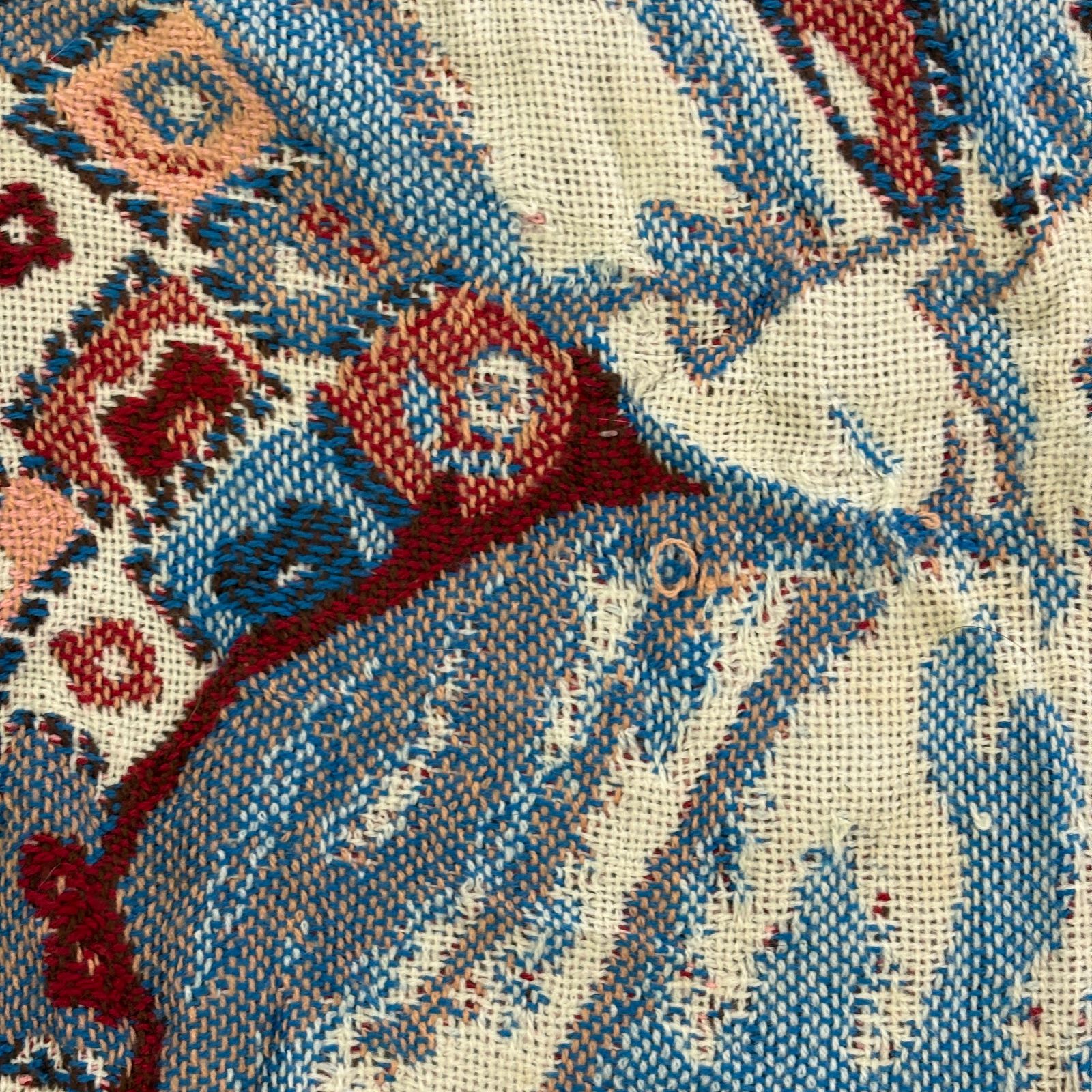 vintageラグ カーペット 切手デザイン 赤毛 人形 1515 vintageラグ カーペット 切手デザイン 赤毛 人形 1515 - メルカリ