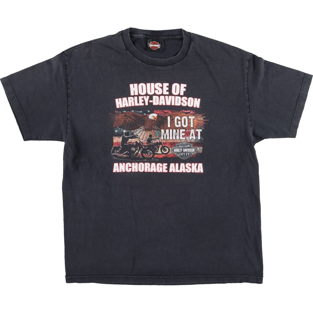 古着 ハーレーダビッドソン Harley-Davidson イーグル柄