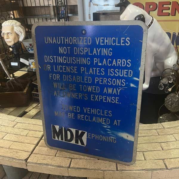 ★決算特価商品★ 看板 ヴィンテージ [202308-B] 無許可 VEHICLES UNAUTHORIZED 看板