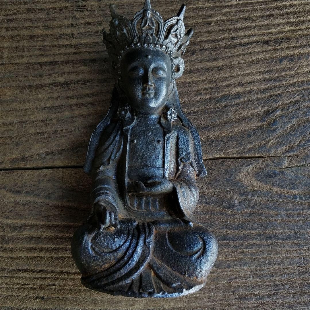 鉄器 観音仏像 装飾品 工芸品 美術品 置物 鉄器 仏像 装飾品 工芸品美術品 置物