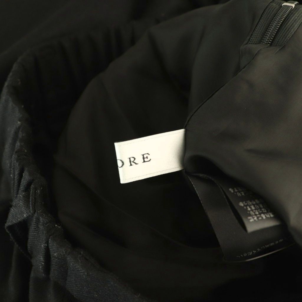 アドーア ADORE 24AW ウールサキソニーパンツ ワイドパンツ 36  