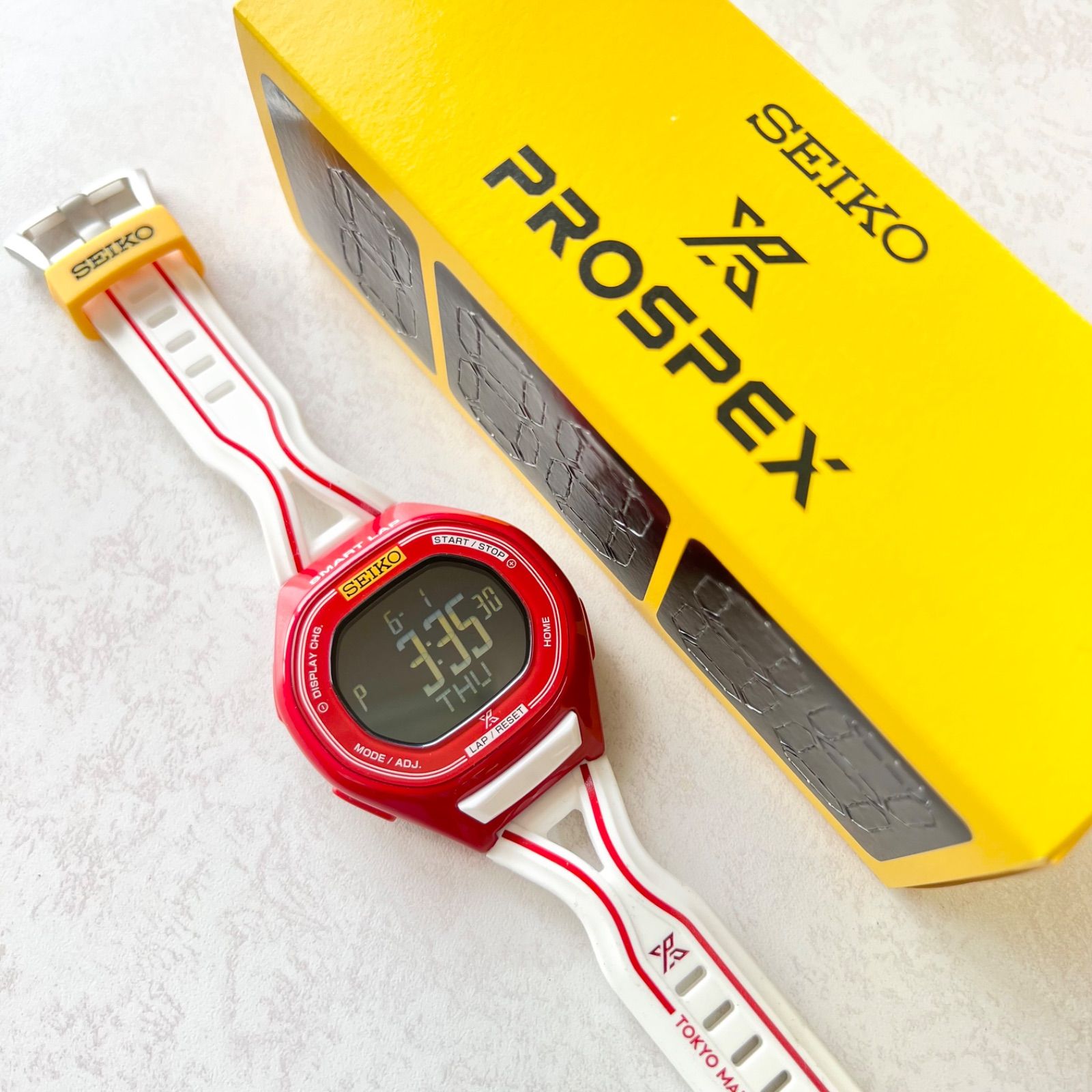 PROSPEX プロスペックス SEIKO セイコー SBEH007 スーパー ランナーズ スマートラップ 東京マラソン 2016 記念限定モデル  電池式 クオーツ 2016年 NisshodoJewelryShop メルカリ