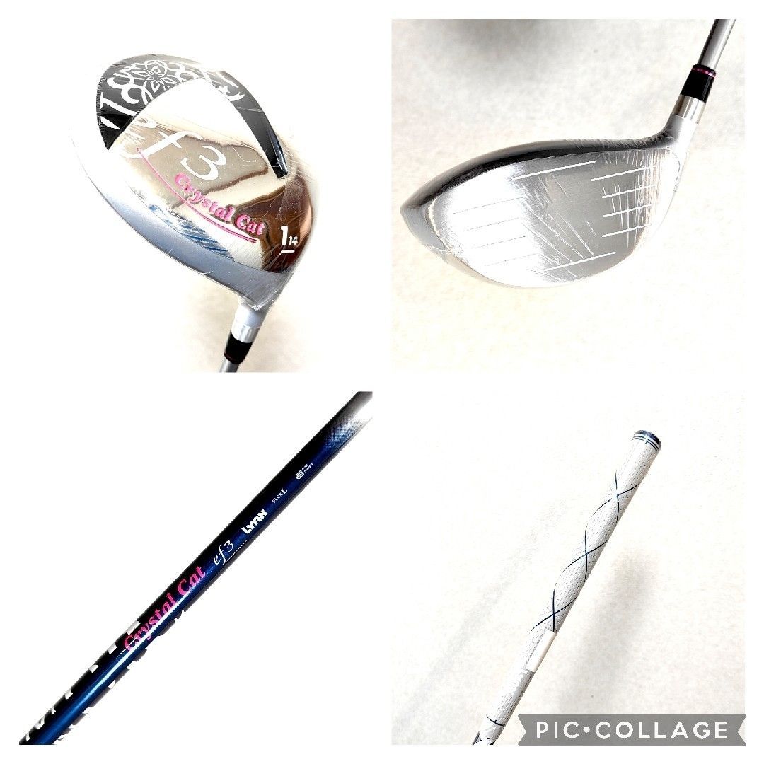 レディース】未使用 クリスタルキャット ゴルフクラブセット