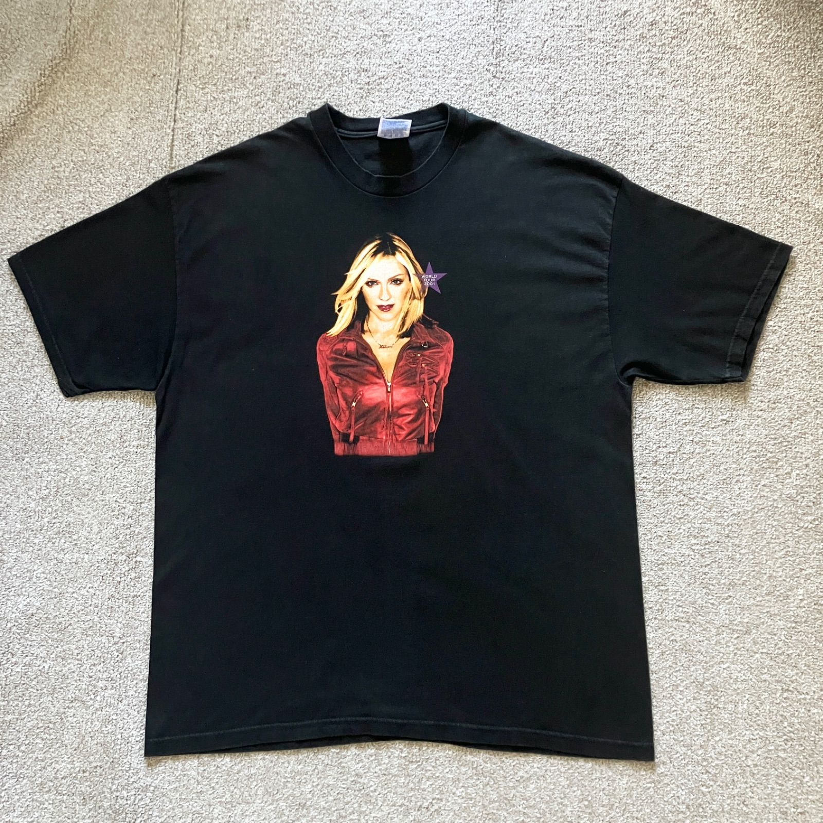 00s MADONNA 2001 WORLD TOUR tee 当時もの バンドT マドンナ - メルカリ