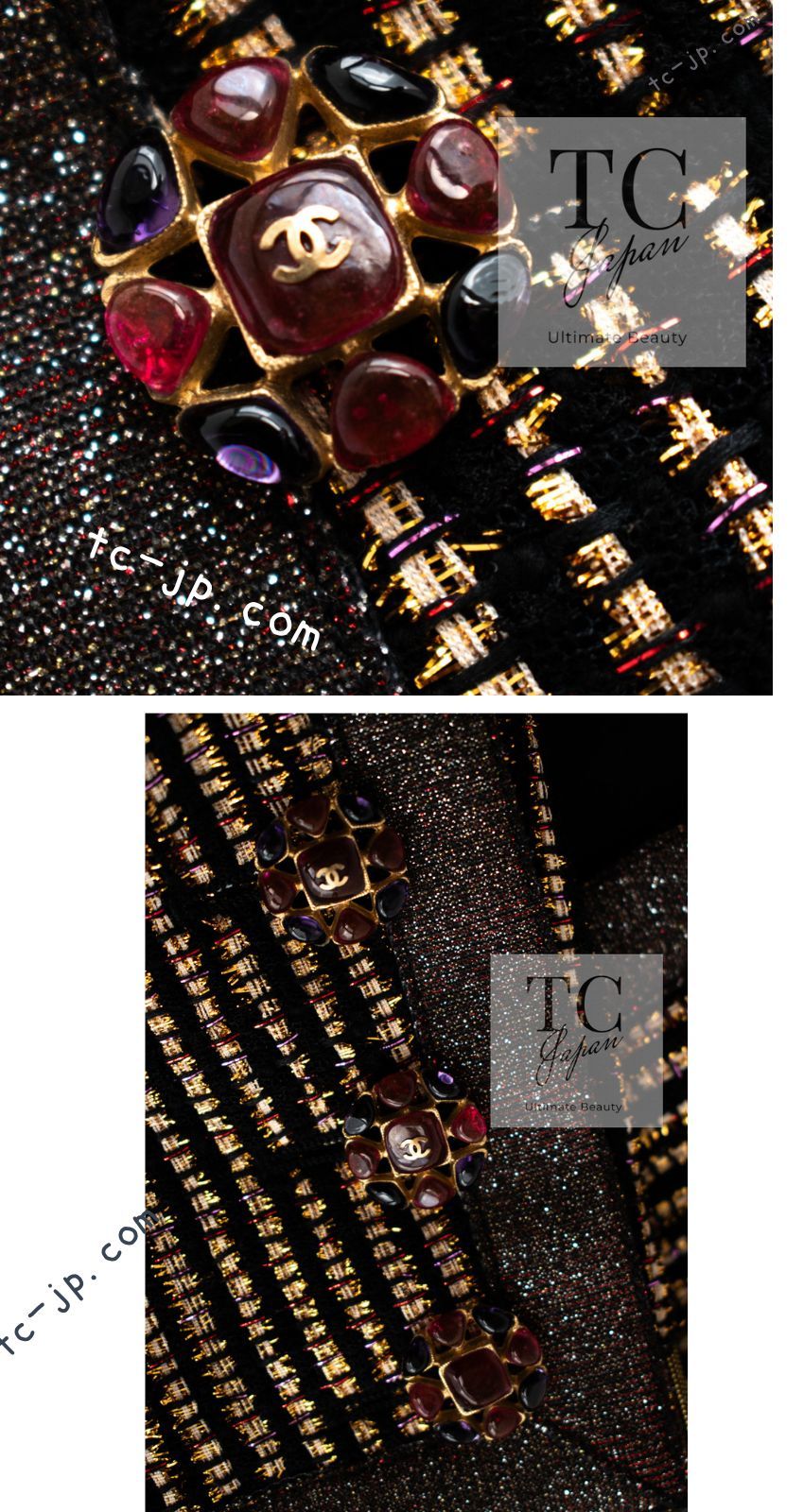 シャネル チュニック ワンピース CHANEL クリーム カシミア