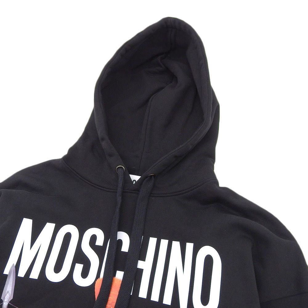 モスキーノ パーカー ブラック 46 MOSCHINO フーディー