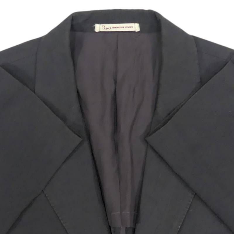 Papas パパス テーラードジャケット L ブレザー スーツ 50 古着 メンズ