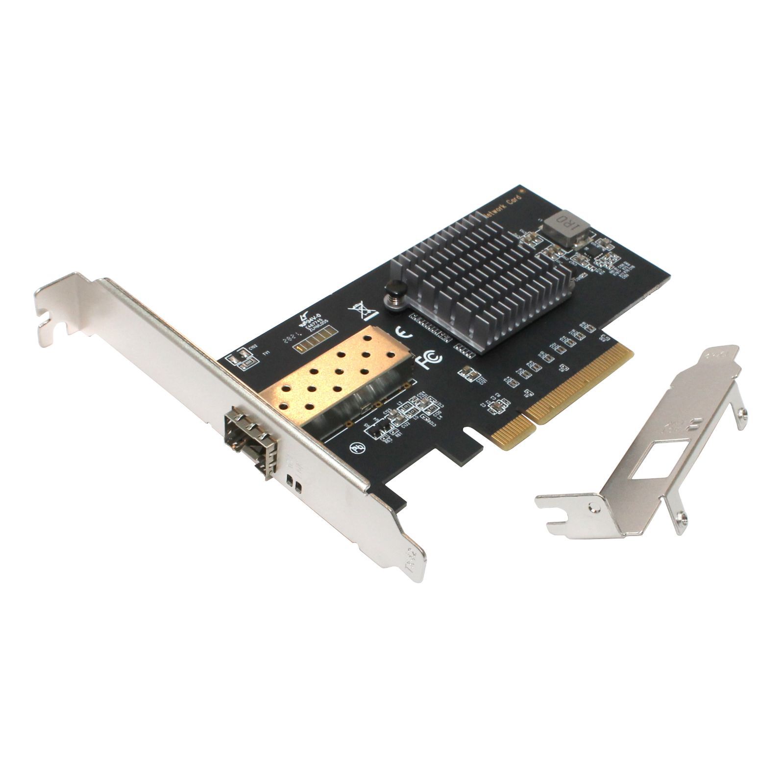 【新品未使用】Intel 82599 チップセット搭載 PCI-e 8x 10G SFP 1 Port ネットワークカード (NIC) - メルカリ