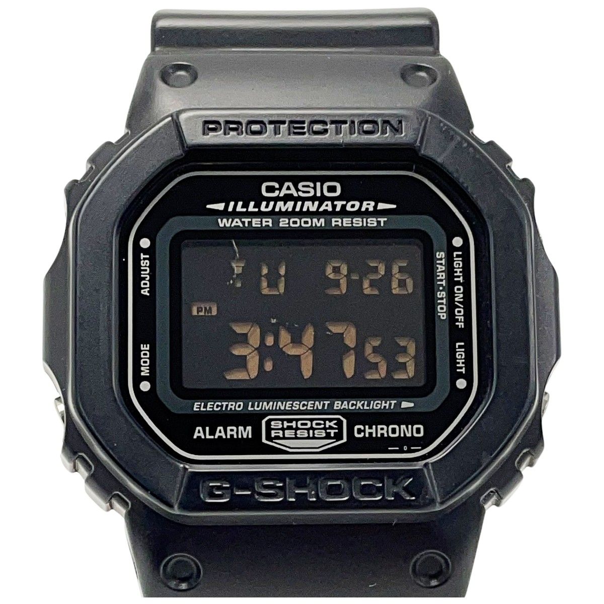 CASIO カシオ G-SHOCK リアルブラック スピード DW-056BK-1VJF