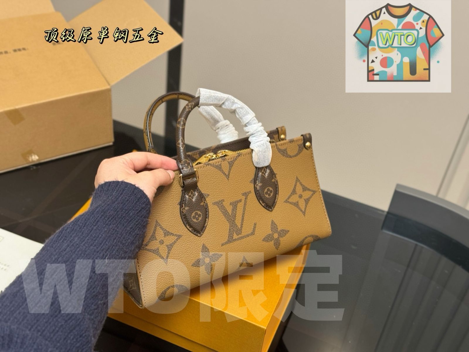 LOUIS VUITTON キャンバス袋 セット⑯ p 1200折りたたみ式ギフトボックス➕ひこうきばこ LVショー金