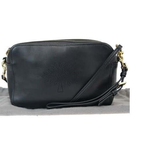 【中古】 マルベリー(Mulberry) 2WAY レザー ショルダーバッグ ブラック 02GA753