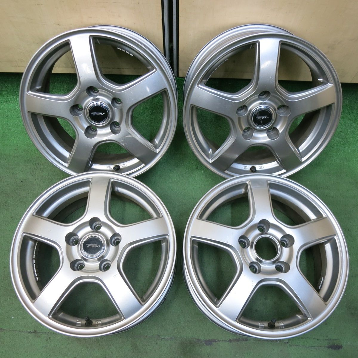 送料無料] 4本価格☆TOPRUN ブリヂストン製 15インチ ホイール トップ