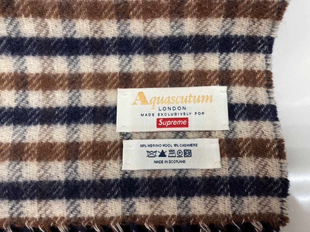 シュプリーム SUPREME × Aquascutum アクアスキュータム 16AW Club