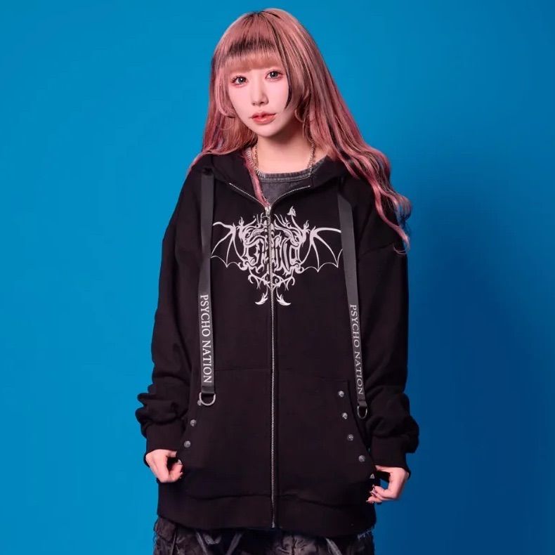 PSYCHO NATION/サイコネーション】寝田ルネ コラボ デビルZIP