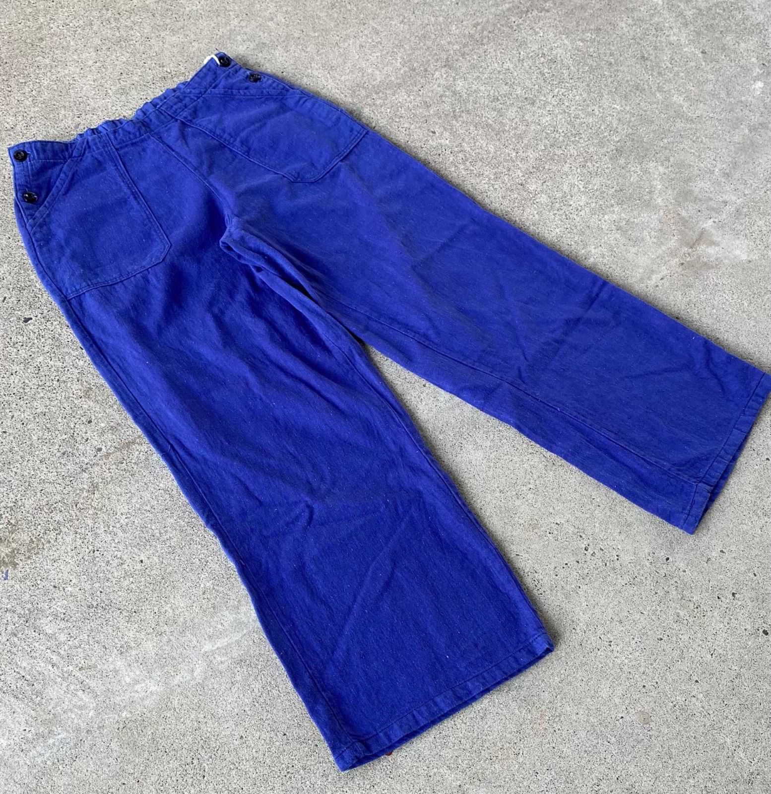 beeden デニム　over crush semi loose denim beeden デニム over crush semi loose denim Overdyed wide baggy