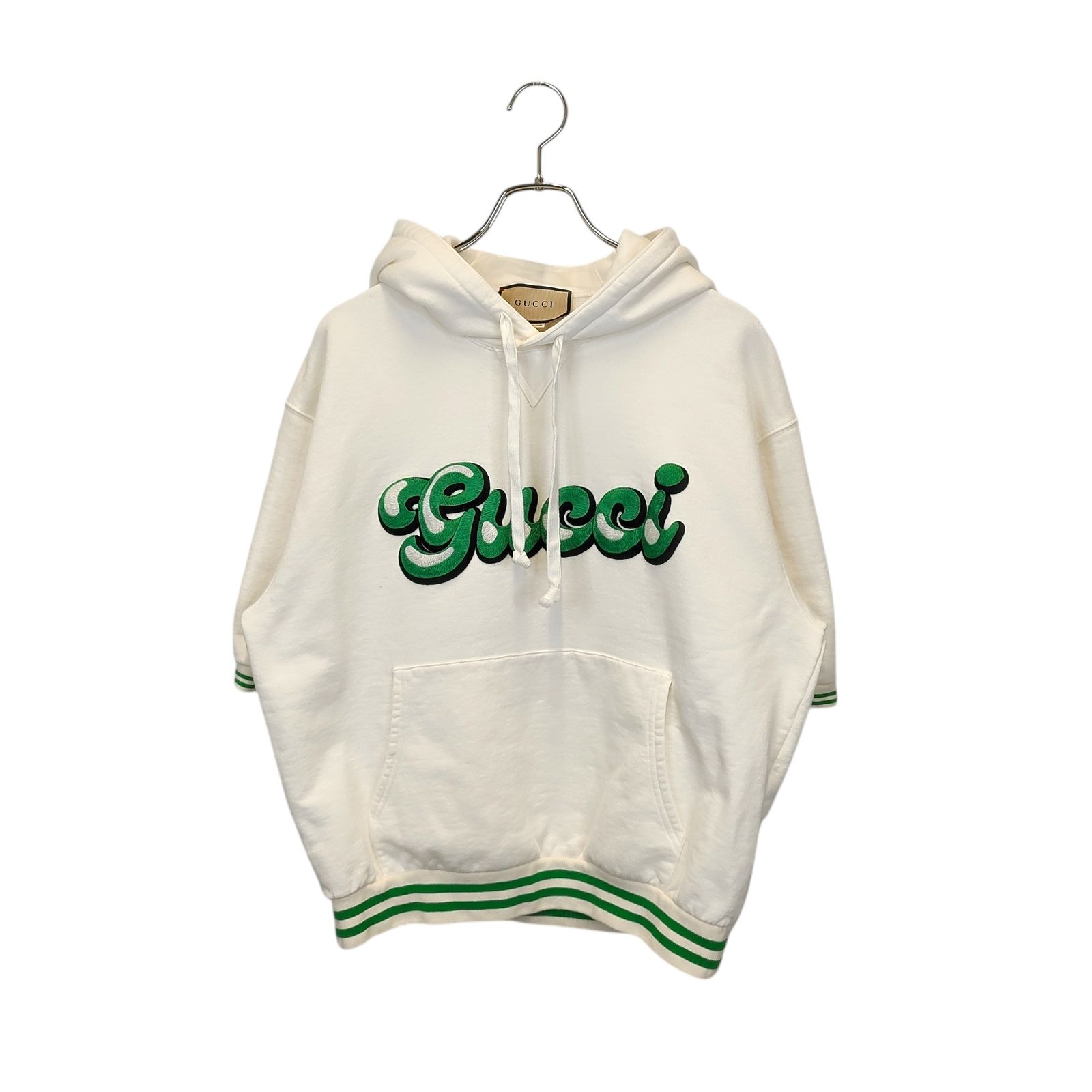 GUCCI グッチ 半袖 パーカー 734719 XJFBH S ホワイト - メルカリ