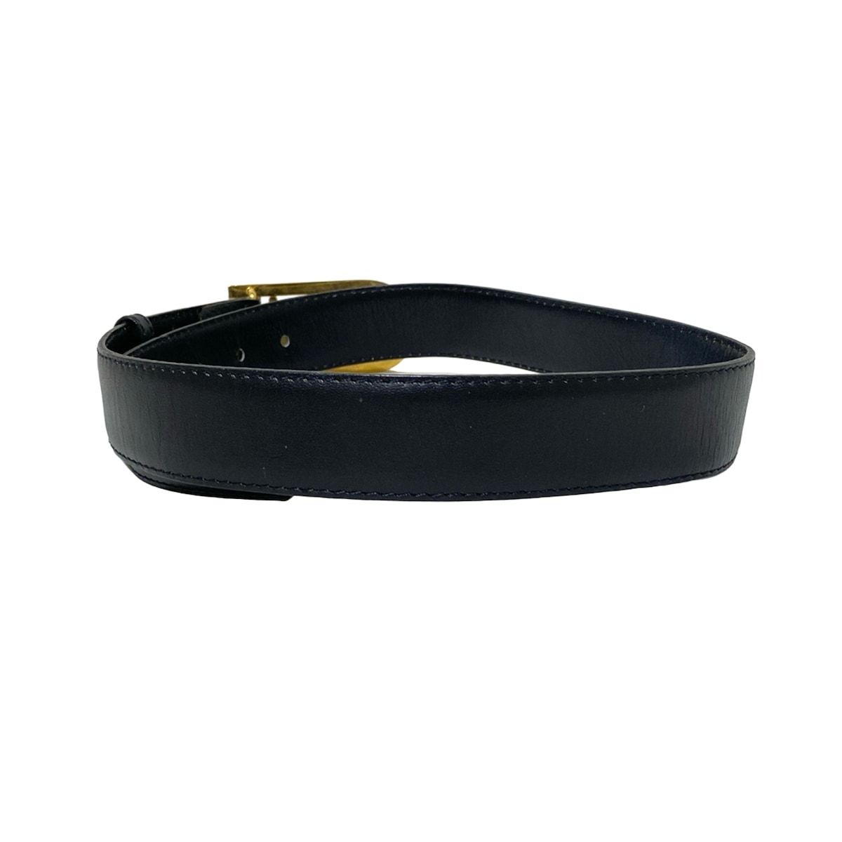 CELINE(セリーヌ) ベルト 65 黒×ゴールド レザー - メルカリ 