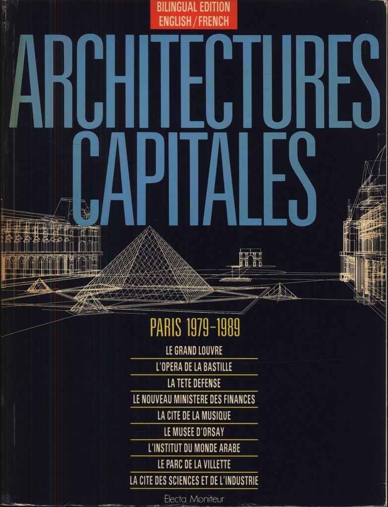 アート・デザイン・音楽 ARCHITECTURES CAPITALES 1979-1989 ARCHITECTURES CAPITALES PARIS 1979-1989 - メルカリ