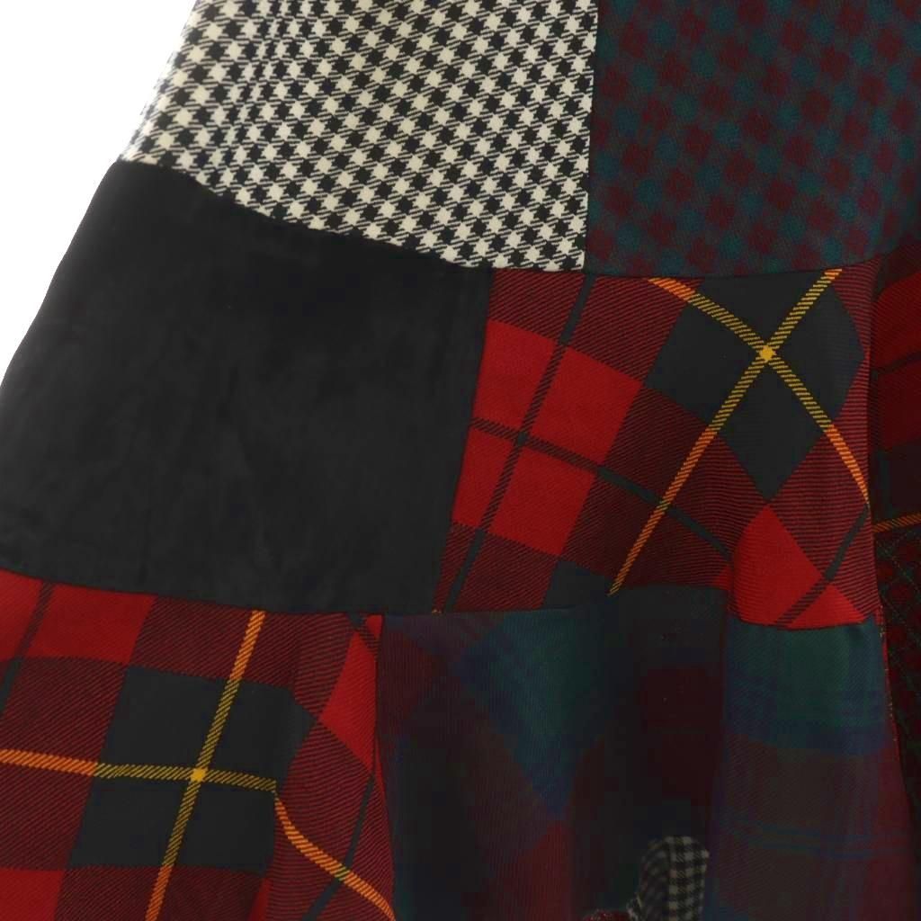 COMME des GARÇONS パッチワーク フレアスカート M tricot COMME des GARÇONS パッチワークフレアスカートM - メルカリ