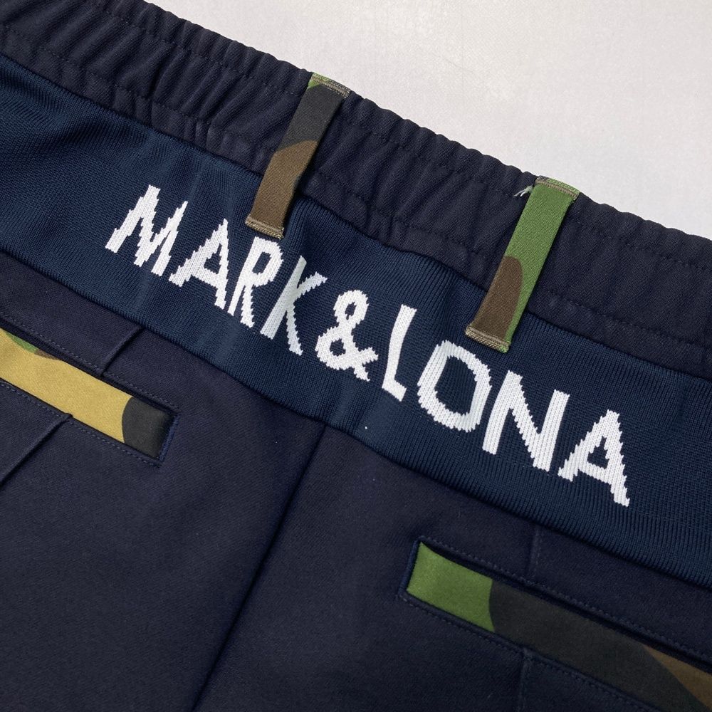 サイズ：48 MARK&LONA マークアンドロナ ロングパンツ ネイビー系