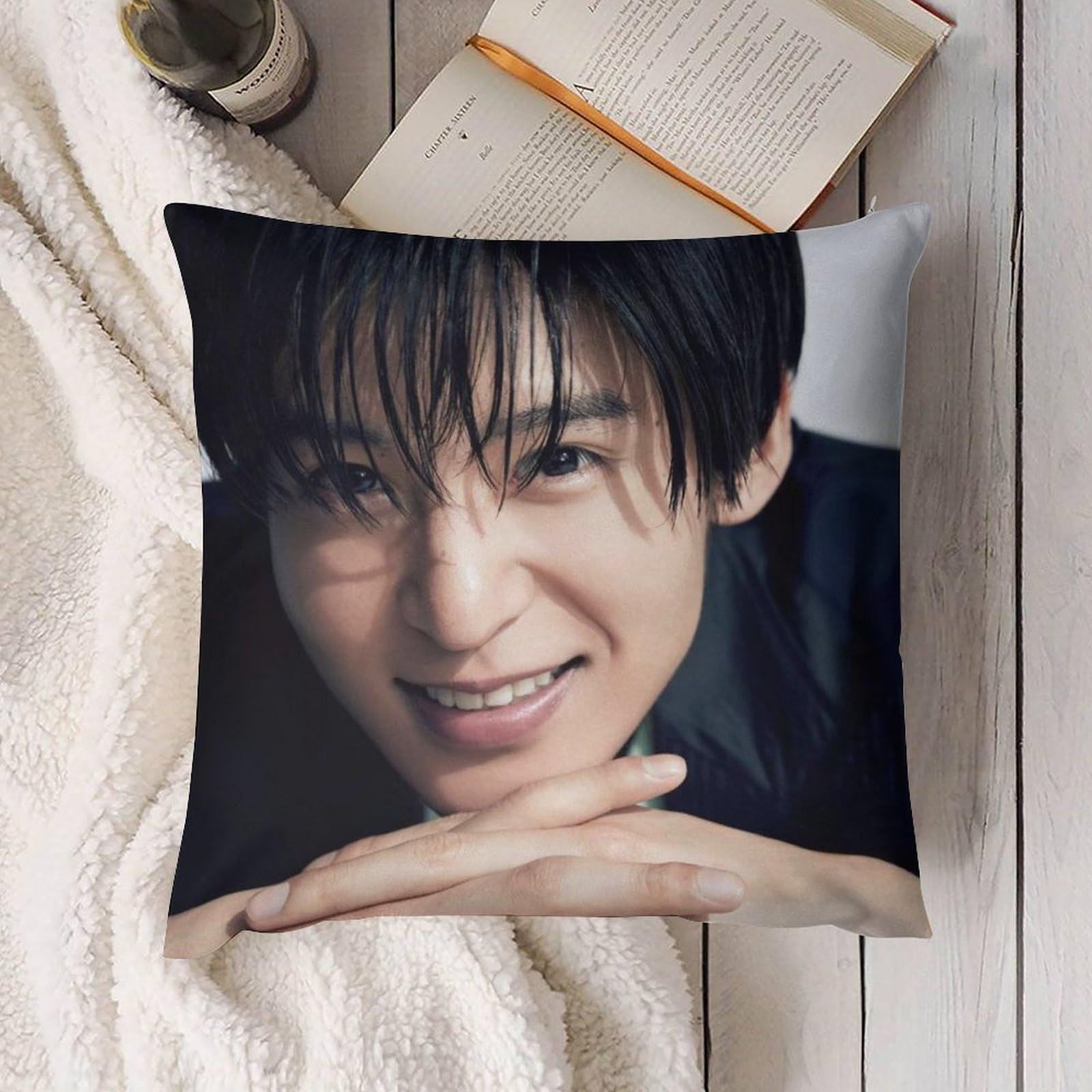 クッションカバー 目黒蓮 座布団 -カバー スノーマン 可愛いおしゃれ