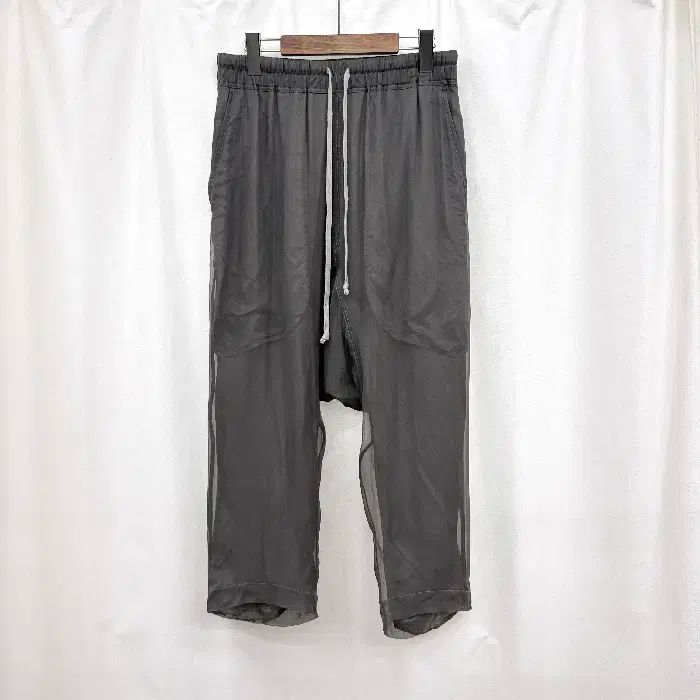 RICK OWENS リックオウエンス ドローストリング クロップド パンツ
