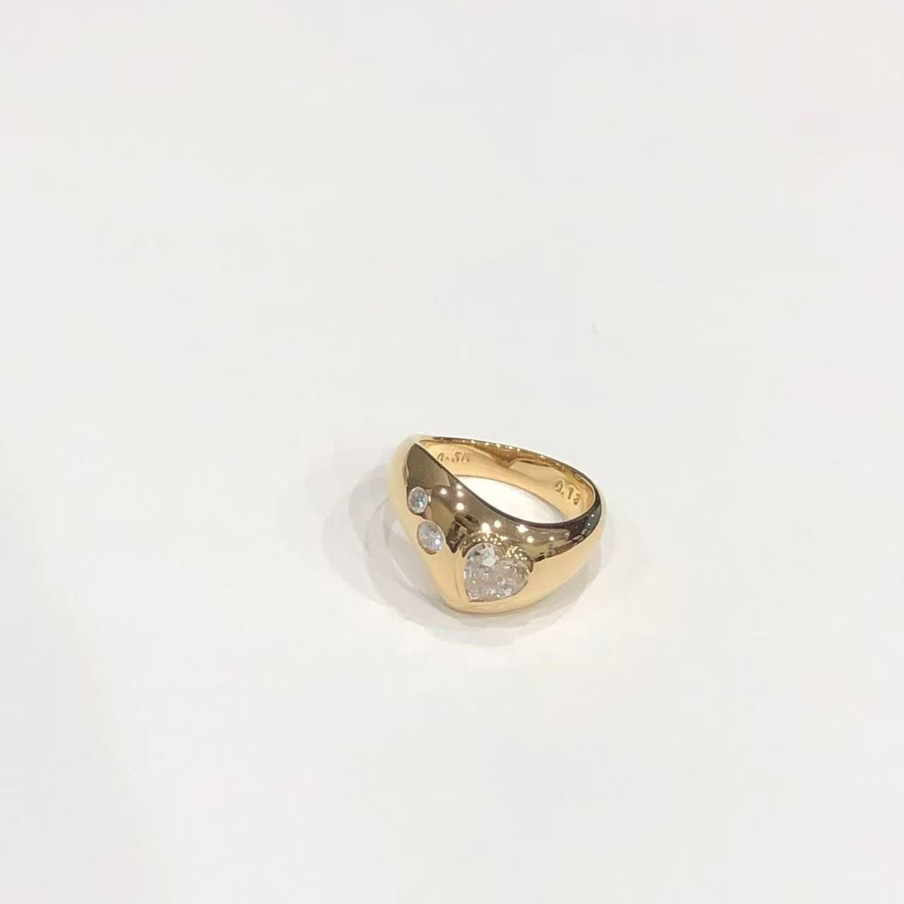 タサキ　K18YG ダイヤモンド　0.13 リング　指輪 タサキ TASAKI リング K18YG ダイヤモンド 0.56ct 0.13ct