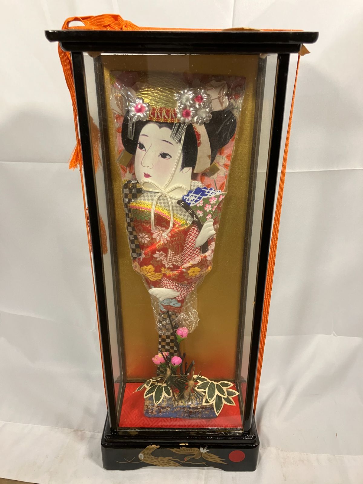 押絵羽子板（607） 最高 16号 手作り 押絵羽子板 手習 むさしや豊山