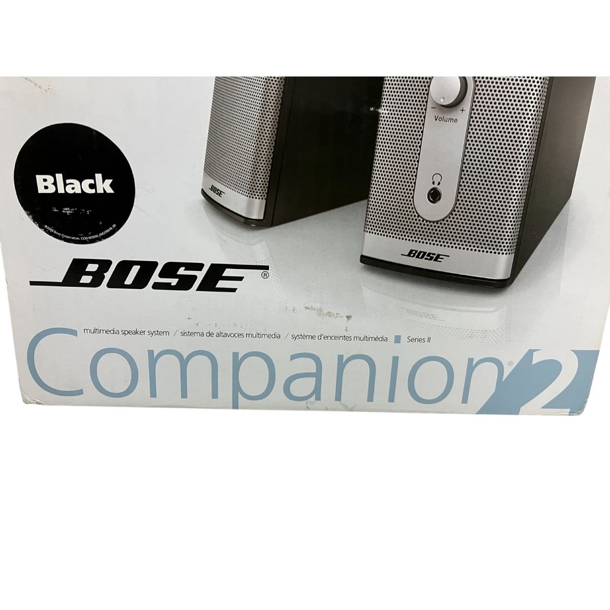 BOSE Companion 2 series II Black デスクトップ スピーカー 未使用 未 