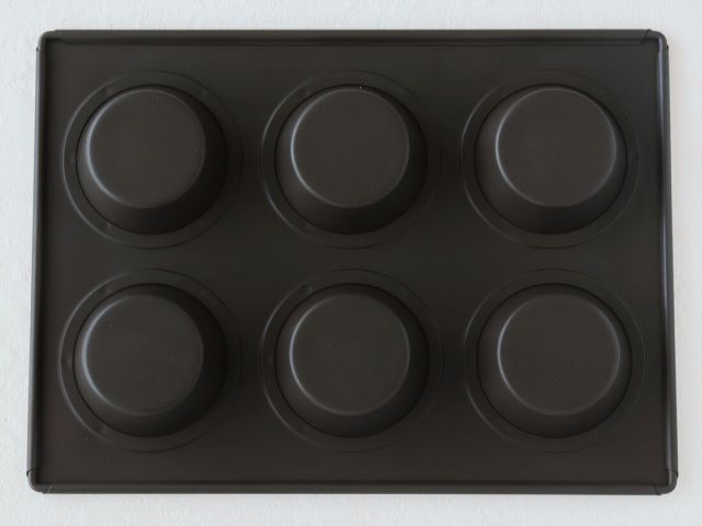 松永製作所 メタリックテフロン付マフィン天板 6P